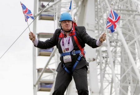 Wacky pound: Boris Johnson with comments